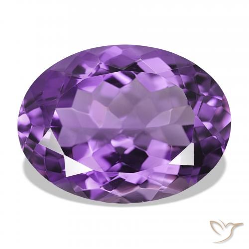 17.08ct Violeta intenso Amatista, Ovalada, VVS-VS
