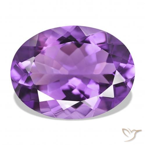 14.45ct Violeta vívido Amatista, Ovalada, IF