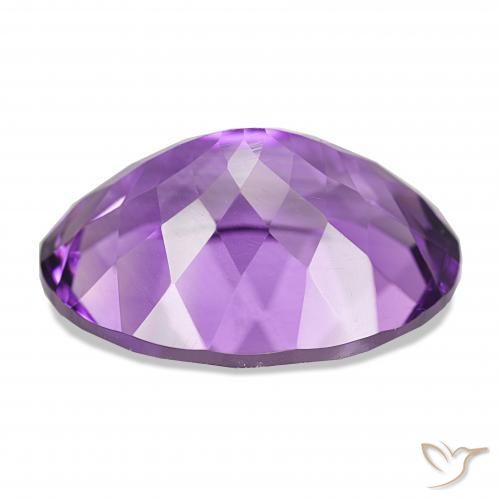 Amatista Violeta rosado natural de 17.11 ct, Ovalada, IF