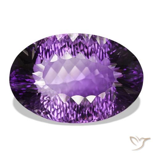 147.86ct Violeta medio Amatista Piedras Preciosas, Ovalada, VVS