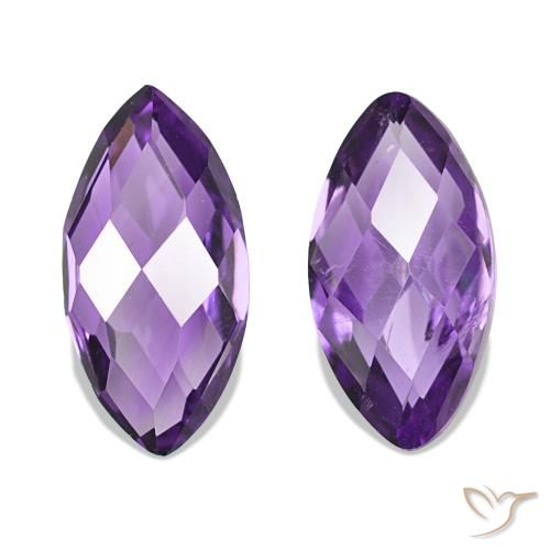 1.14ctw Medium Light-Violet Amatista, Marquesa, VS