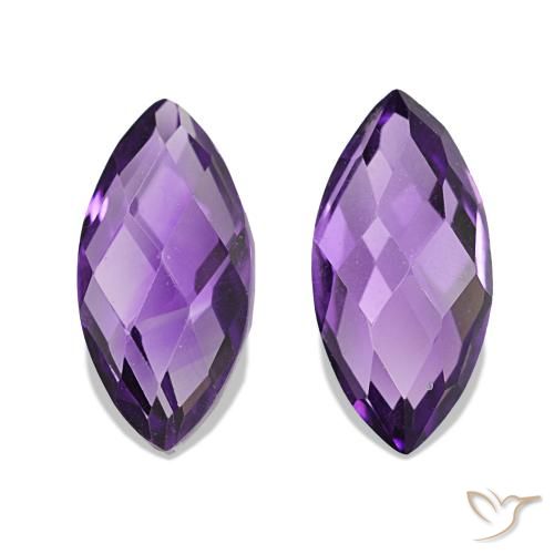 1.20ctw Medium Light-Violet Amatista, Marquesa, VVS-VS