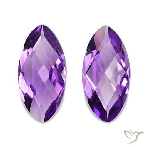 1.05ctw Medium Light-Violet Amatista, Marquesa, VVS-VS