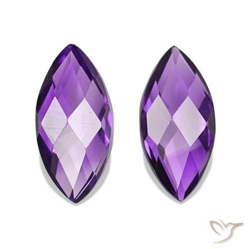1.12ctw Medium Light-Violet Amatista, Marquesa, VVS-VS