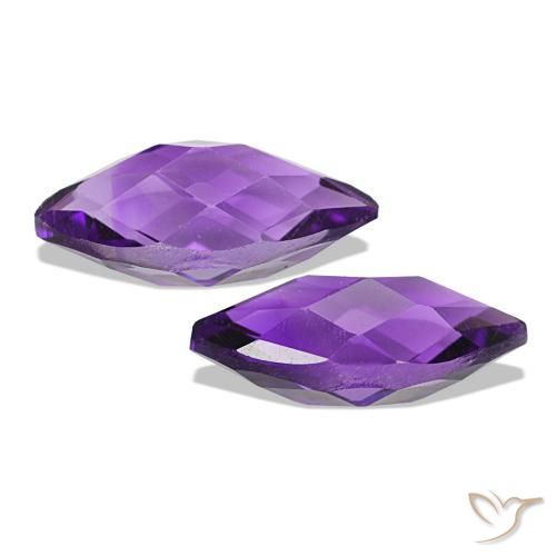Gemas de Amatista Medium Light-Violet natural de 1.12 ct, Marquesa, VVS-VS