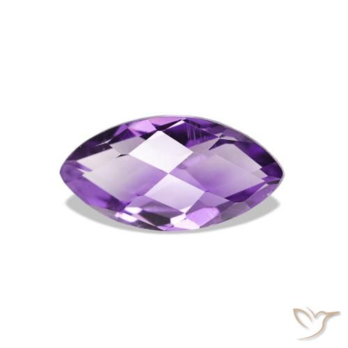 0.67ct Violeta medio Amatista, Marquesa, VVS