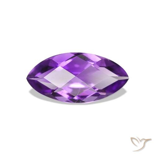 0.54ct Violeta medio Amatista, Marquesa, VVS