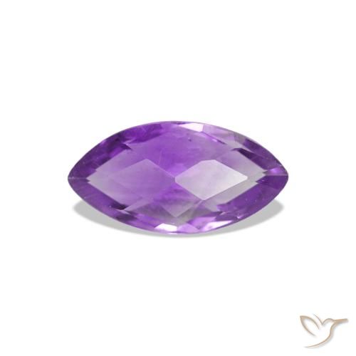0.55ct Violeta rosáceo oscuro Amatista, Marquesa, VS