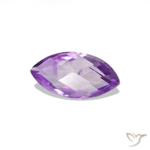 Amatista Violeta rosado natural de 0.57 ct, Marquesa, VS