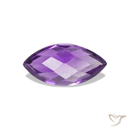 Amatista Violeta rosado natural de 0.59 ct, Marquesa, VVS