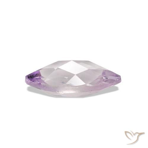 Amatista violeta natural de 0,58 ct, marquesa, VVS