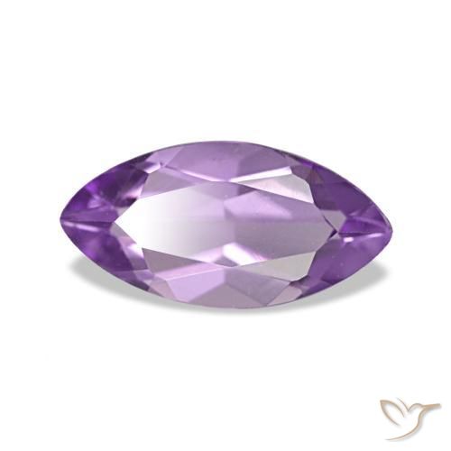 Amatista Violeta medio natural de 1.08 ct, Marquesa, VS