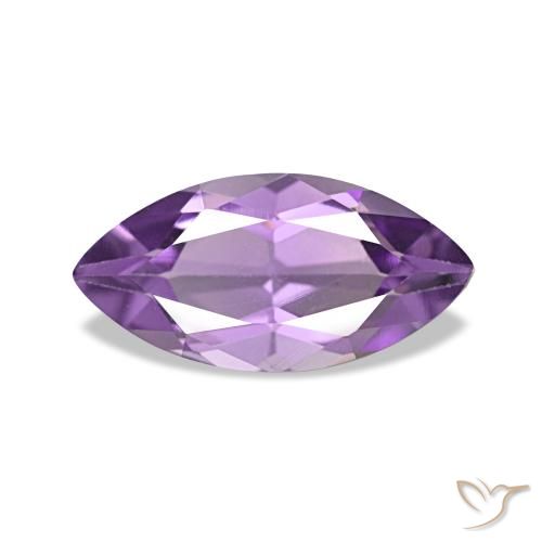 0.92ct Medium Light Purplish-Violet Amatista, Marquesa, VS