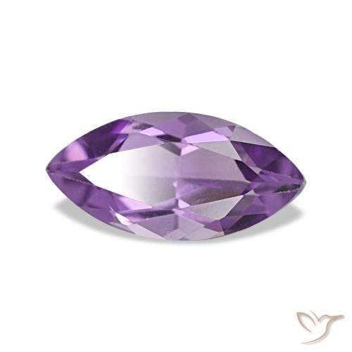 Amatista Medium Light Purplish-Violet natural de 0.92 ct, Marquesa, VS