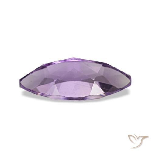Amatista Medium Light Purplish-Violet natural de 0.92 ct, Marquesa, VS