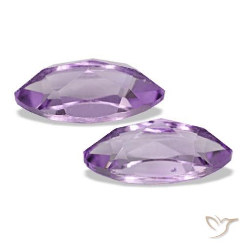Gemas de Amatista Violeta berenjena natural de 2.25 ct, Marquesa, VVS-VS