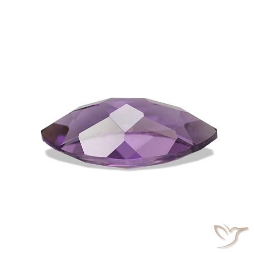 Amatista Violeta medio natural de 1.02 ct, Marquesa, VVS-VS