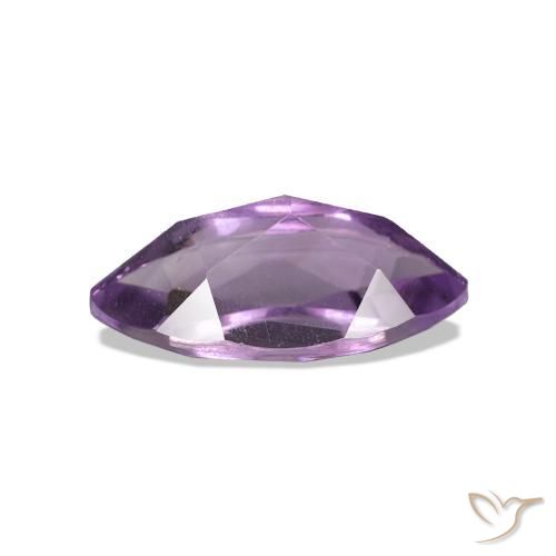 Amatista Violeta medio natural de 1.06 ct, Marquesa, VVS-VS