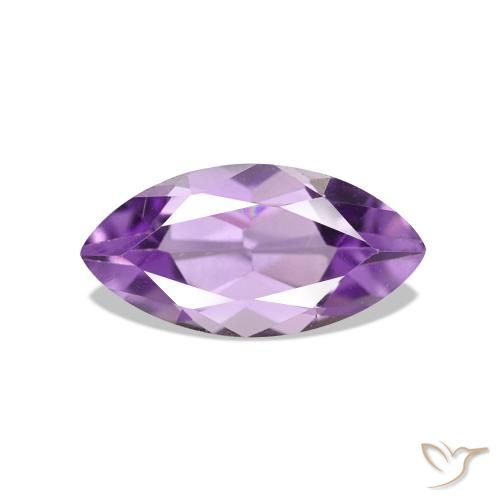 1.02ct Violeta púrpura medio Amatista, Marquesa, VVS-VS