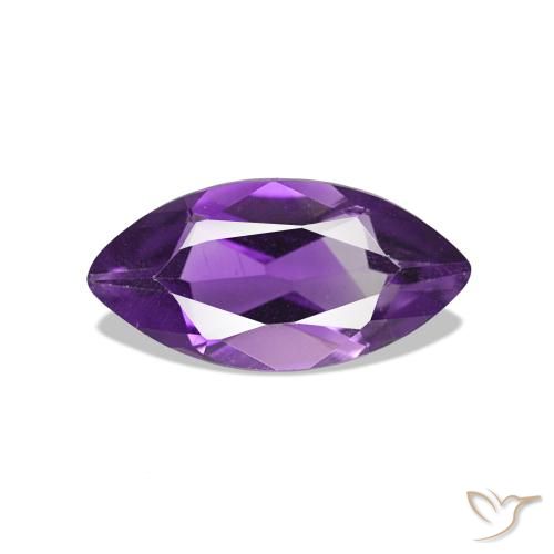 0.94ct Violeta medio Amatista, Marquesa, VVS-VS