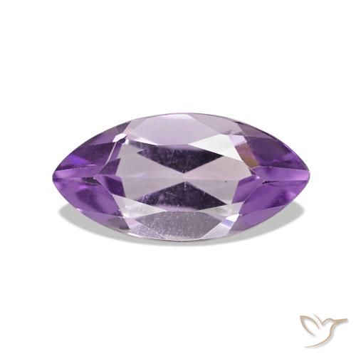 0.95ct Violeta medio Amatista, Marquesa, VVS-VS