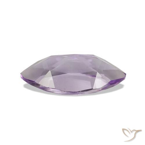 Amatista Violeta medio natural de 0.95 ct, Marquesa, VVS-VS
