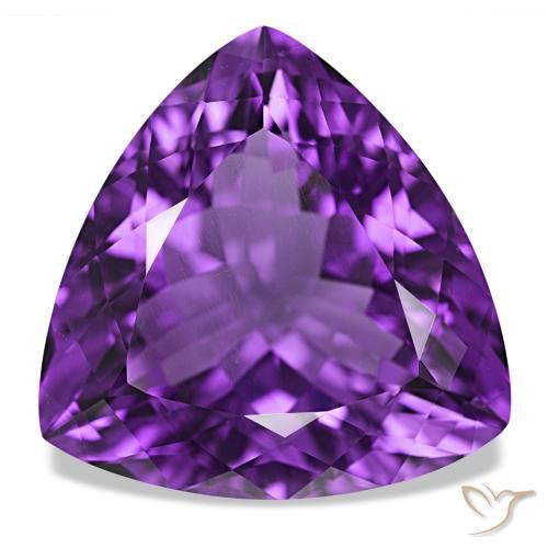 Amatista Violeta intenso natural de 43.30 ct, Trillón, VVS-VS