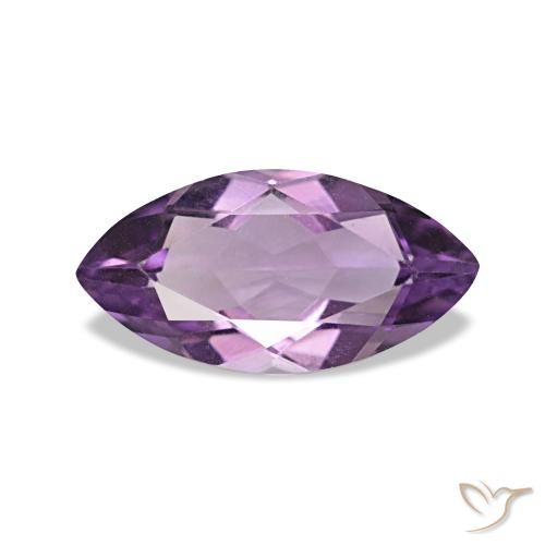 0.91ct Violeta medio claro Amatista, Marquesa, VVS-VS