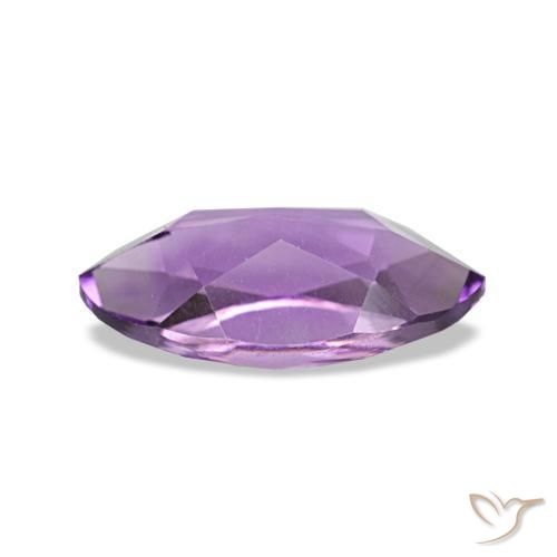 Amatista Violeta púrpura intenso natural de 1.05 ct, Marquesa, VVS-VS