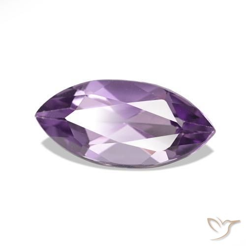 Amatista Medium Light Purplish-Violet natural de 1.06 ct, Marquesa, VS