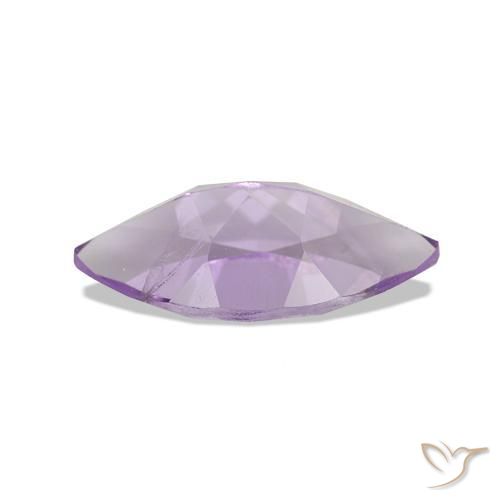 Amatista Violeta medio natural de 0.89 ct, Marquesa, VS