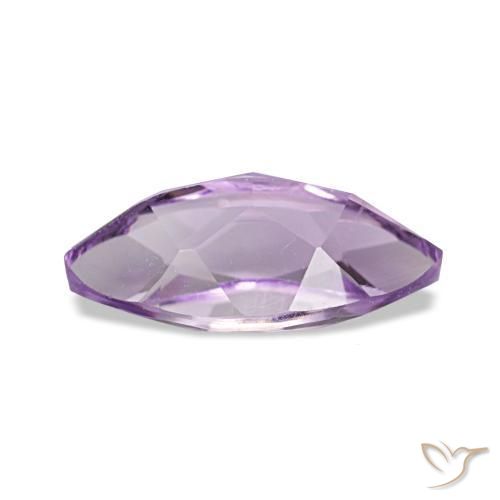 Amatista Medium Light Purplish-Violet natural de 1.12 ct, Marquesa, VVS