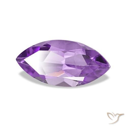 Amatista Medium Light Purplish-Violet natural de 1.02 ct, Marquesa, VS