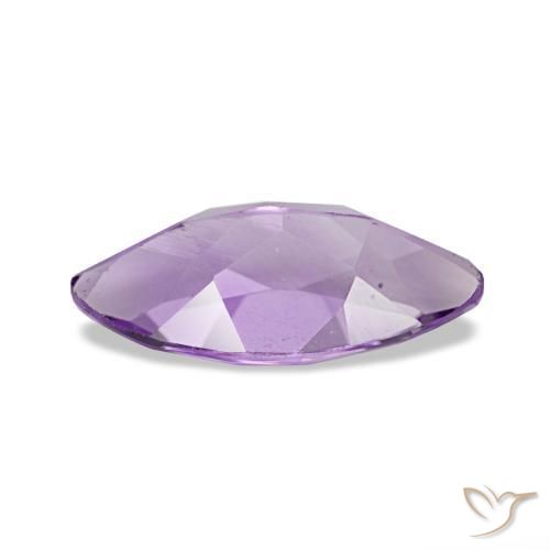 Amatista Violeta púrpura natural de 0.98 ct, Marquesa, VS