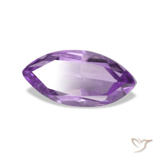 Amatista Medium Light Purplish-Violet natural de 1.16 ct, Marquesa, VS