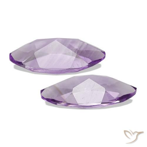Gemas de Amatista Medium Light Purplish-Violet natural de 1.75 ct, Marquesa, VS