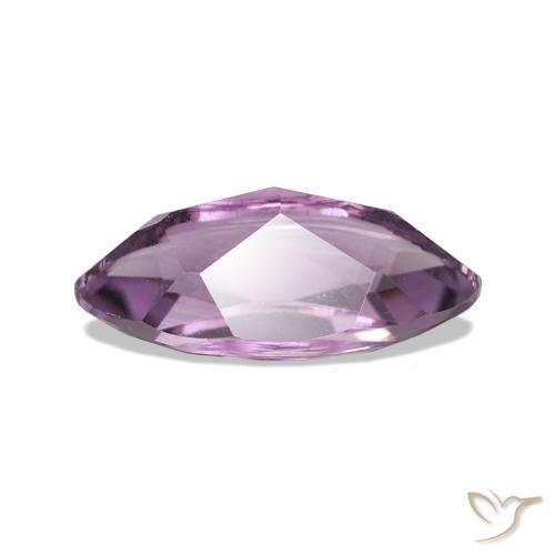 Amatista Violeta medio natural de 1.06 ct, Marquesa, VVS