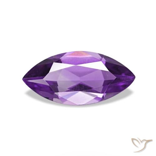 0.82ct Rosado-violeta medio Amatista, Marquesa, VVS
