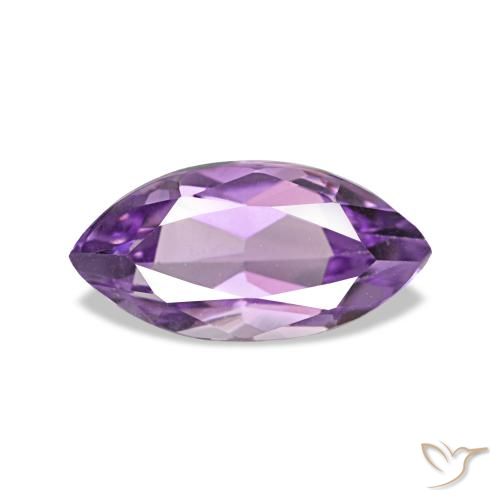 1.08ct Violeta medio claro Amatista, Marquesa, VVS
