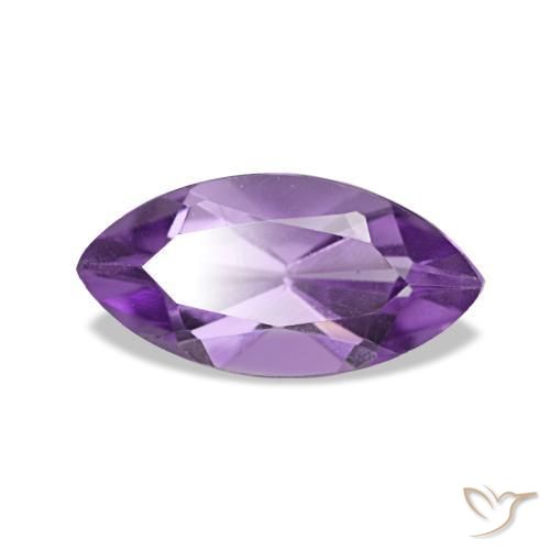 Amatista Violeta vívido natural de 1.04 ct, Marquesa, VVS