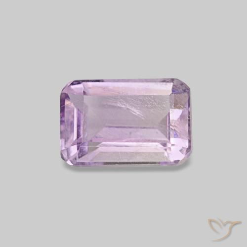 0.60ct Magenta claro Amatista, corte esmeralda, VS
