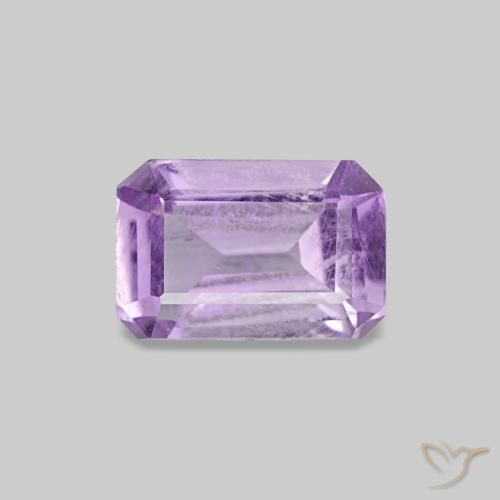0.47ct Violeta medio Amatista, corte esmeralda, VS