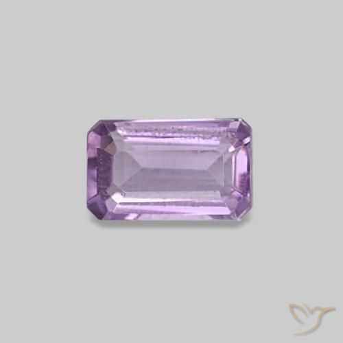 0.30ct Violeta medio Amatista, corte esmeralda, VS