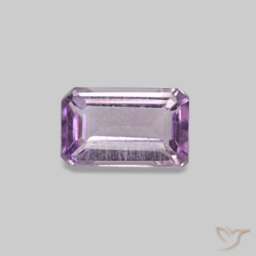 0.29ct Violeta medio claro Amatista, corte esmeralda, VS-SI