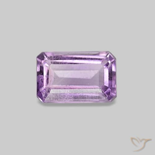 0.32ct Violeta medio Amatista, corte esmeralda, VS