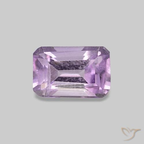 0.48ct Violeta iris Amatista, corte esmeralda, VS