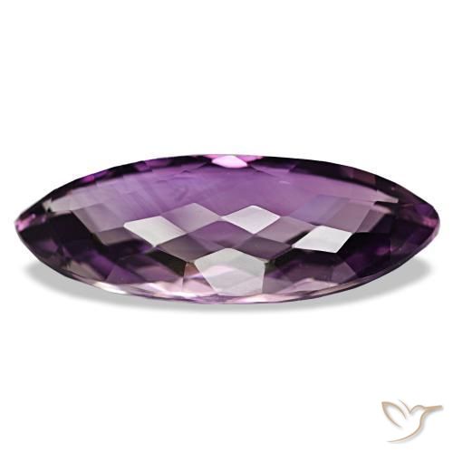 Amatista Violeta medio natural de 36.83 ct, Marquesa, VS