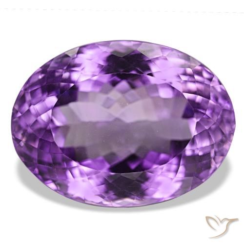 48.71ct Violeta oscuro Amatista, Ovalada, IF
