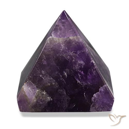Amatista Violeta oscuro natural de 115.90 ct, Cuadrado, Opaco