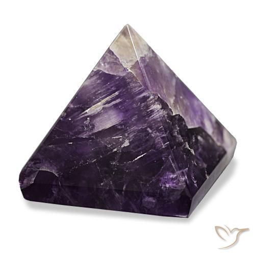 Amatista Violeta oscuro natural de 109.54 ct, Cuadrado, Opaco